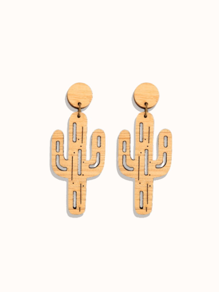 Cactus Drop Earrings | Saguaro