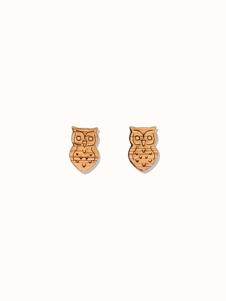 Owl Stud Earrings