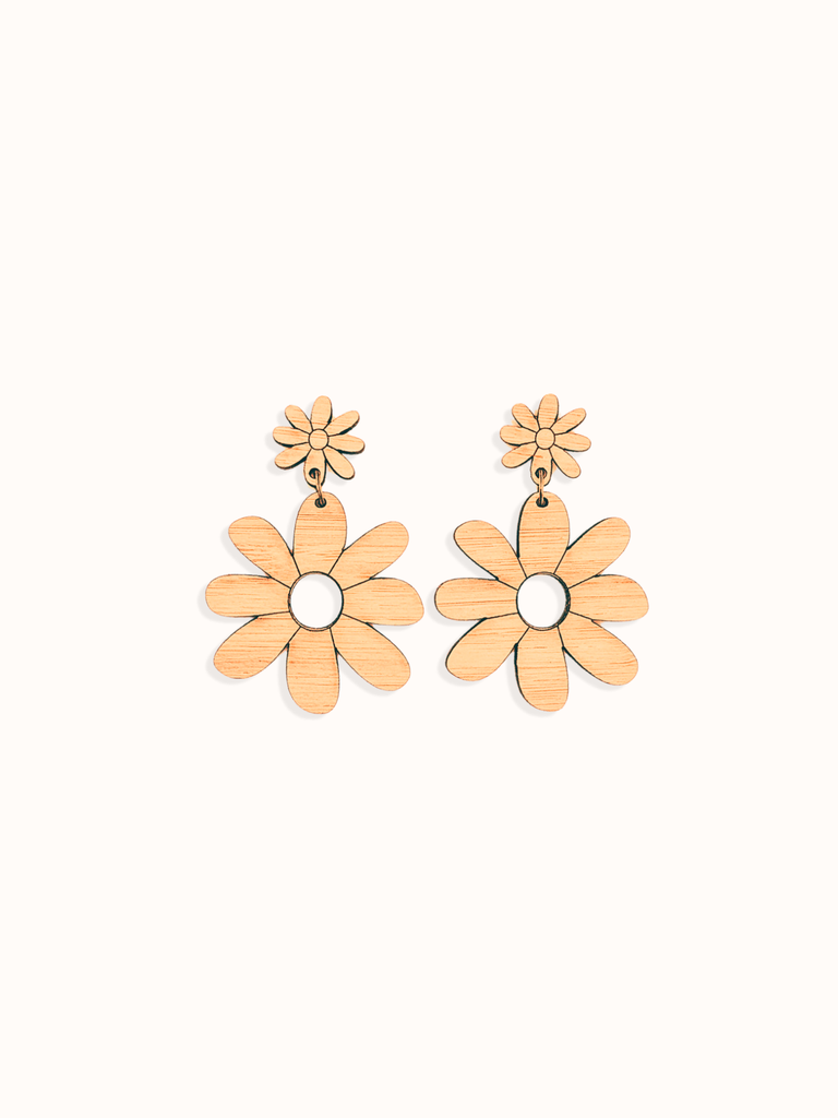 Small Daisy Drop Earrings | Lani