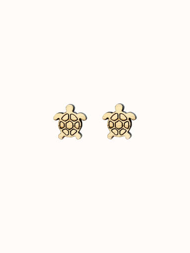 [TORT] Tortoise Stud Earrings