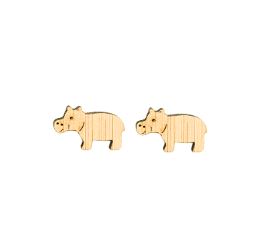 [HIPO] Hippo Stud Earrings