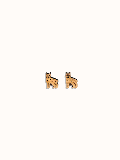 [BBCT] Bobcat Stud Earrings