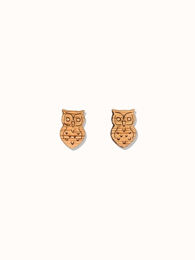 Owl Stud Earrings
