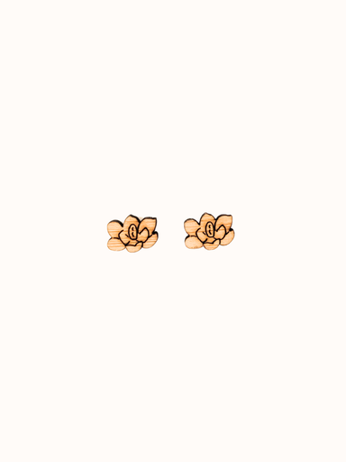 [MGNL] Magnolia Stud Earrings